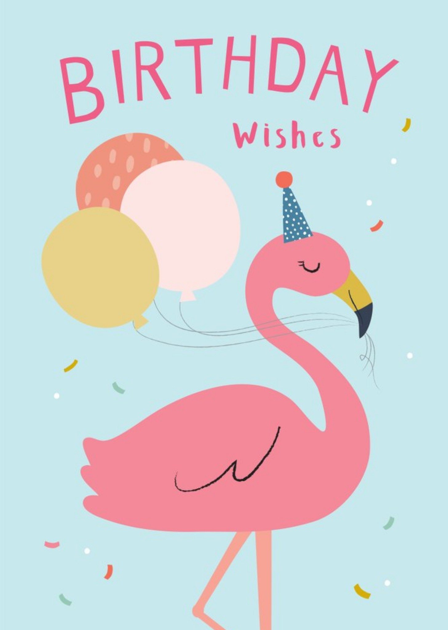 Klara Hawkins Birthday Flamingo Greeting Card Ecard