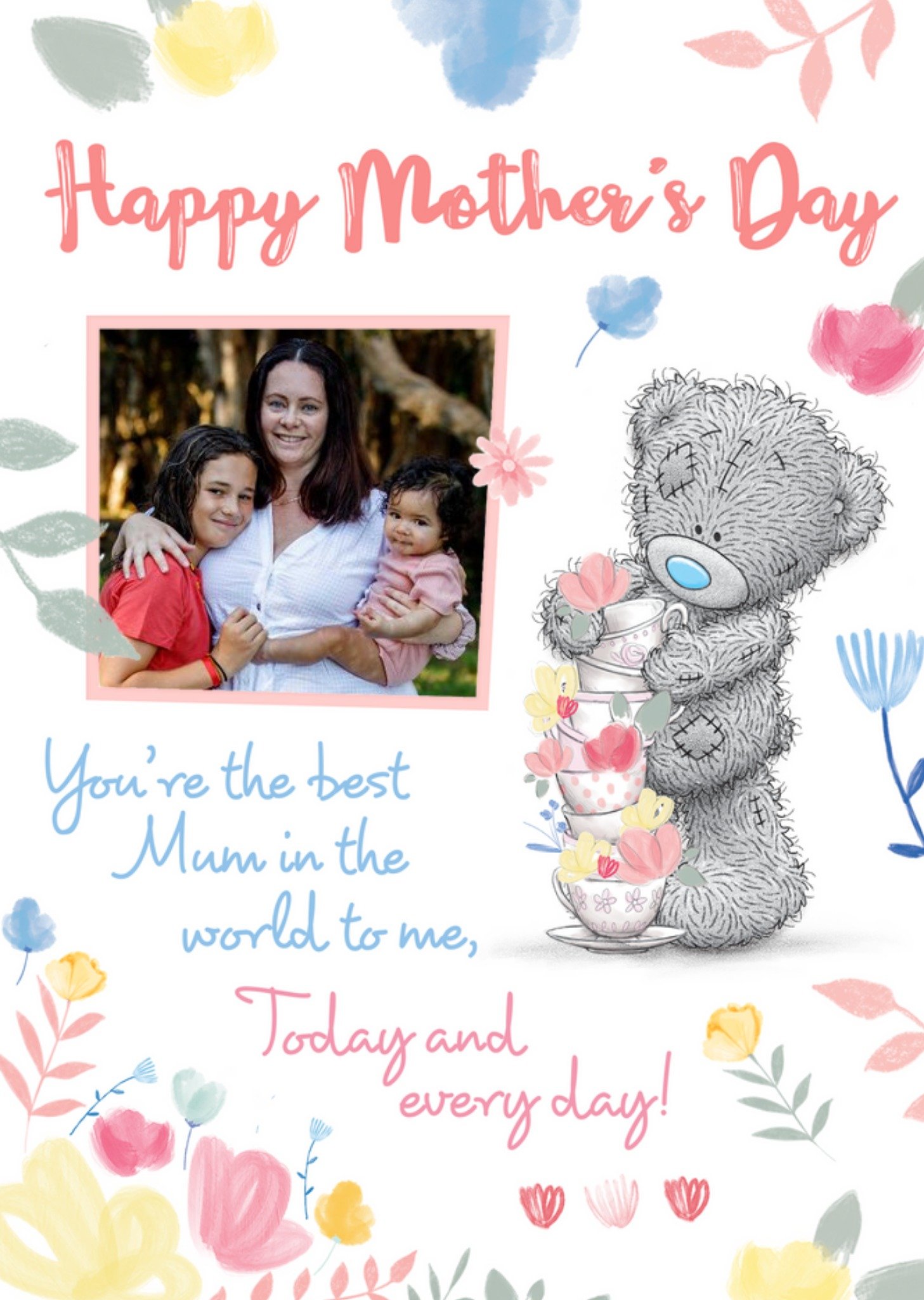 Tiny Tatty Teddy Tatty Teddy Photo Upload Mother's Day Card Ecard