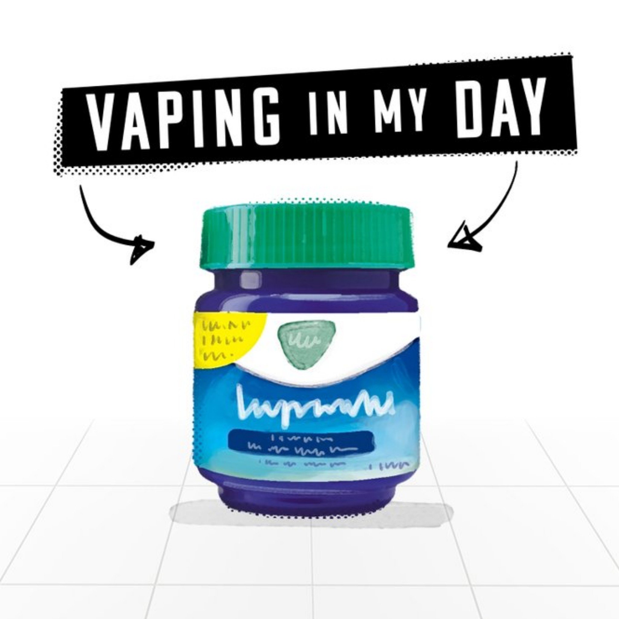 Moonpig Vaping In My Day Pun Card, Large