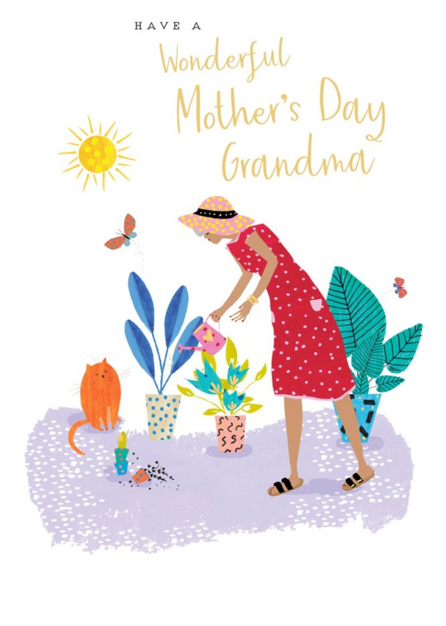 Moonpig Paperlink Daydreamer Wonderful Mother's Day Card For Grandma Ecard