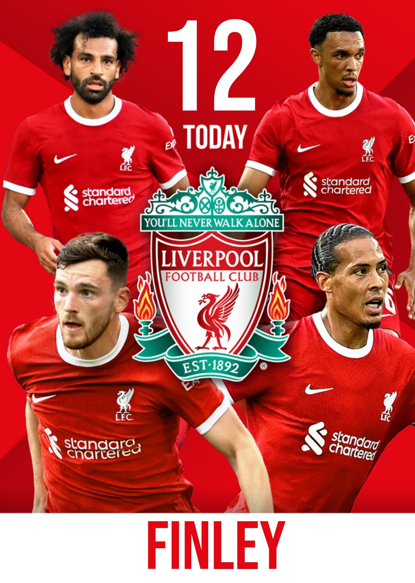 Liverpool Fc Birthday Card Ecard