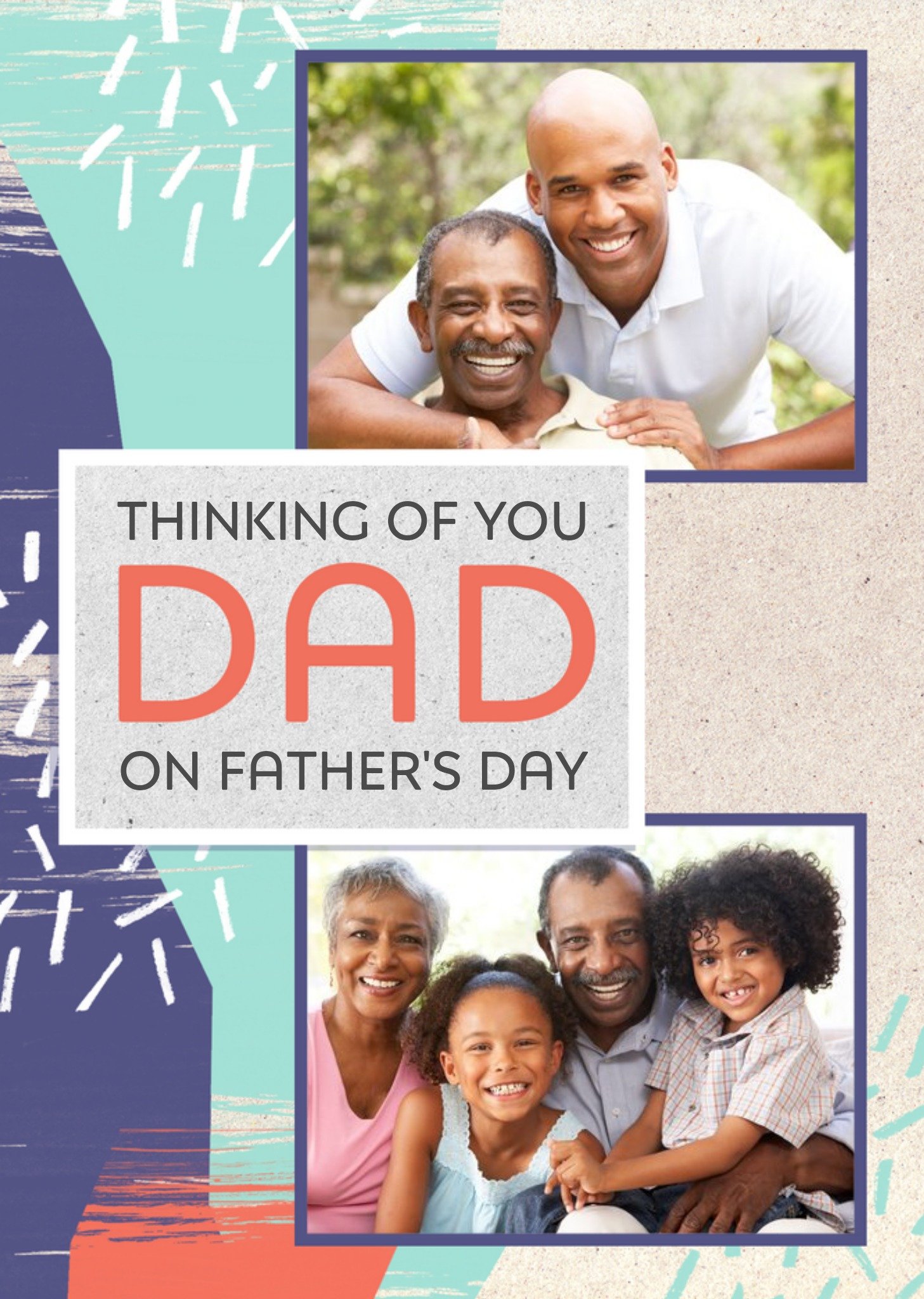 Proper Paper Thinking Of Your On Father's Day Photo Upload Card Ecard