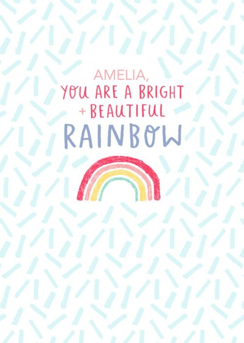 Bright Beautiful Rainbow Postcard