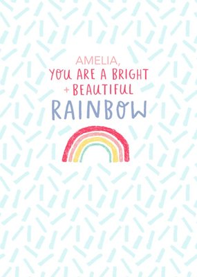 Bright Beautiful Rainbow Postcard