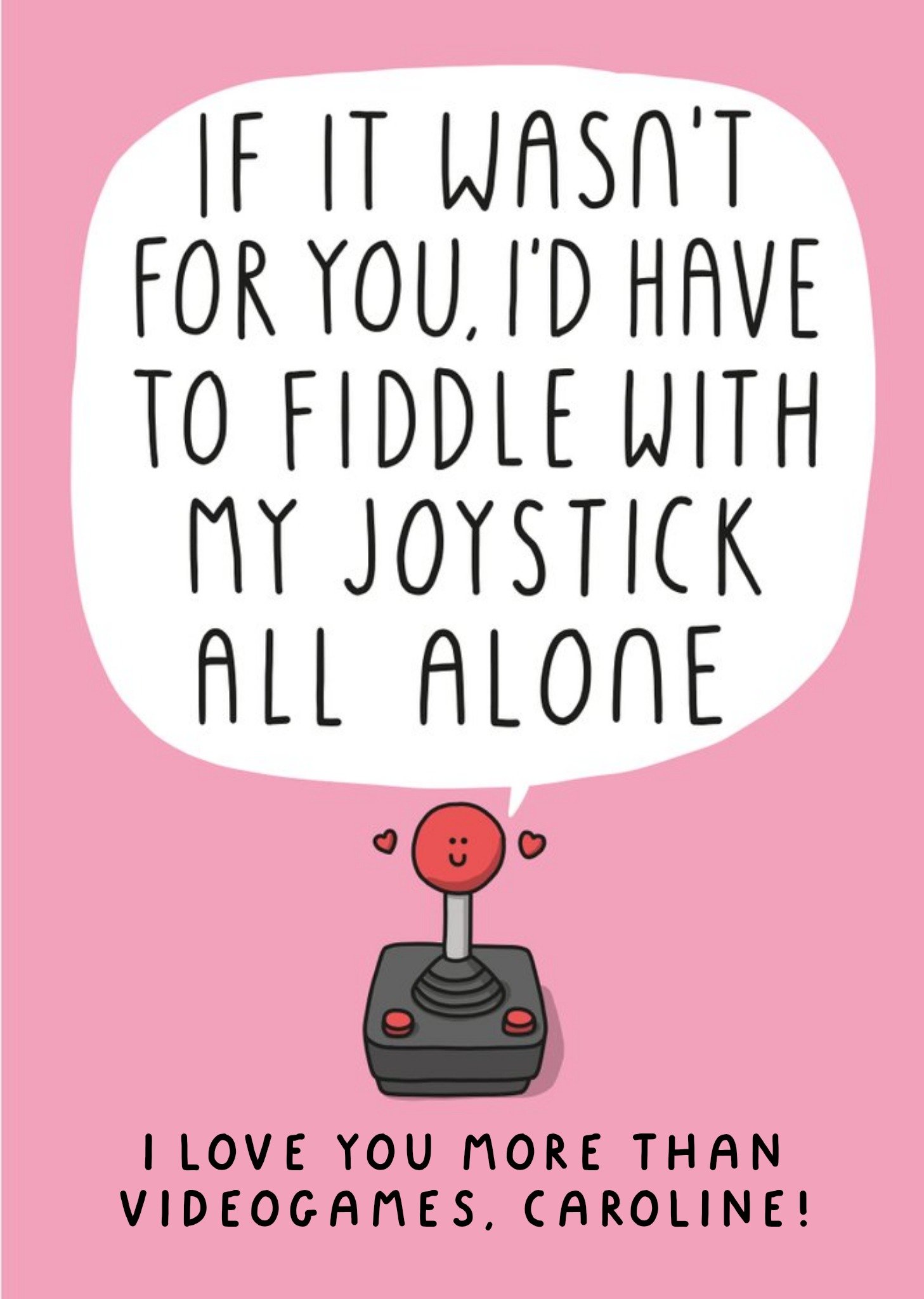 Mungo And Shoddy Illustrated Funny Gaming Valentine's Card Ecard