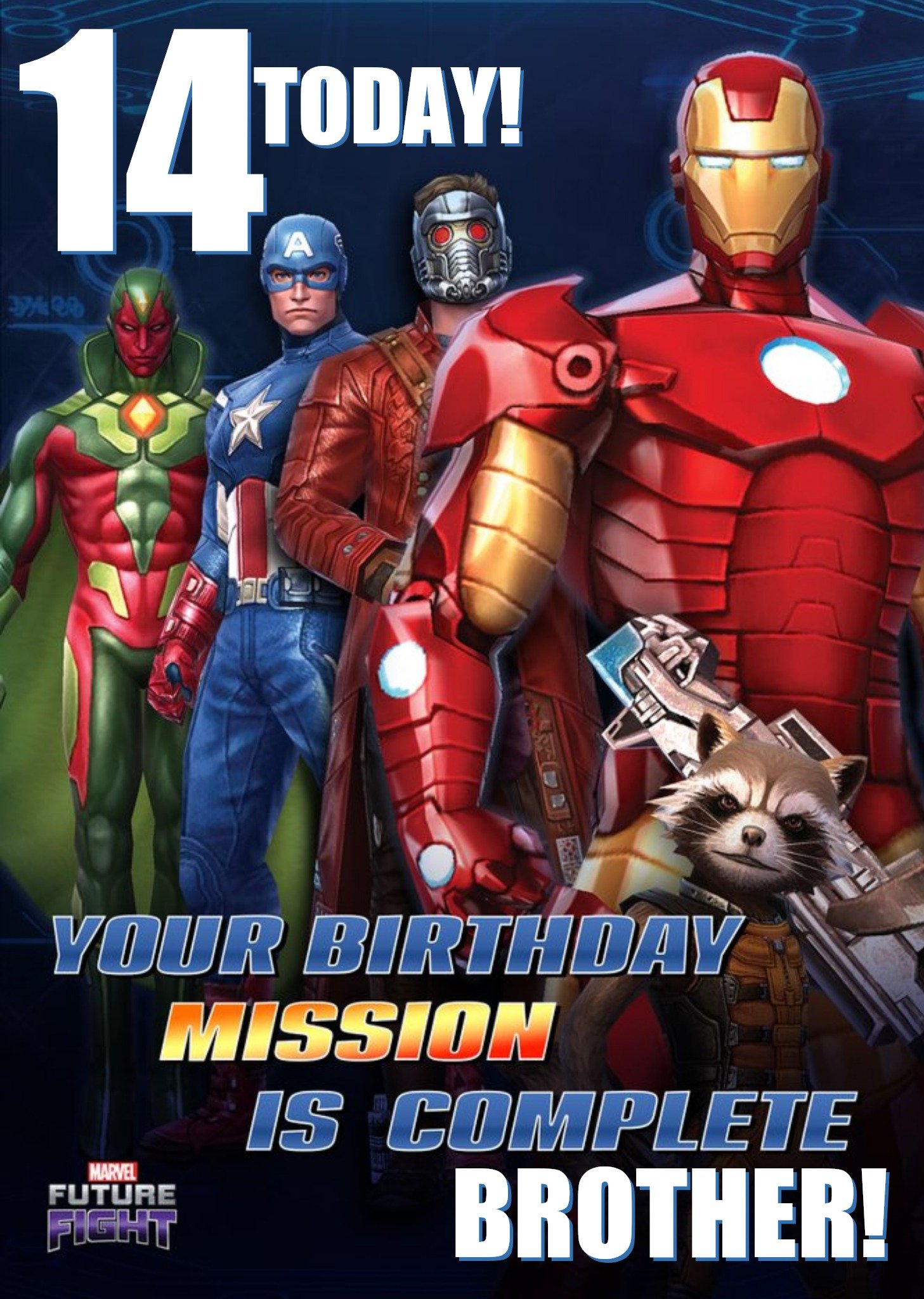 Marvel Future Fight 14 Today Gaming Birthday Card Ecard