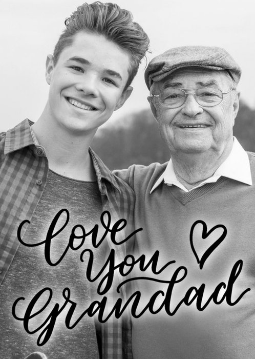 Love You Grandad Fathers Day Photo Card