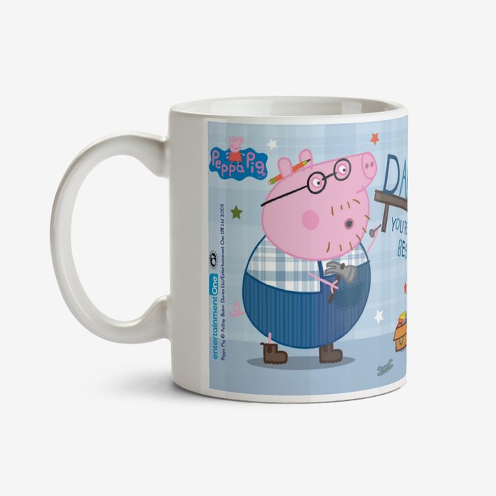 Pastele Peppa Pig Custom Ceramic Mug Awesome Personalized Printed