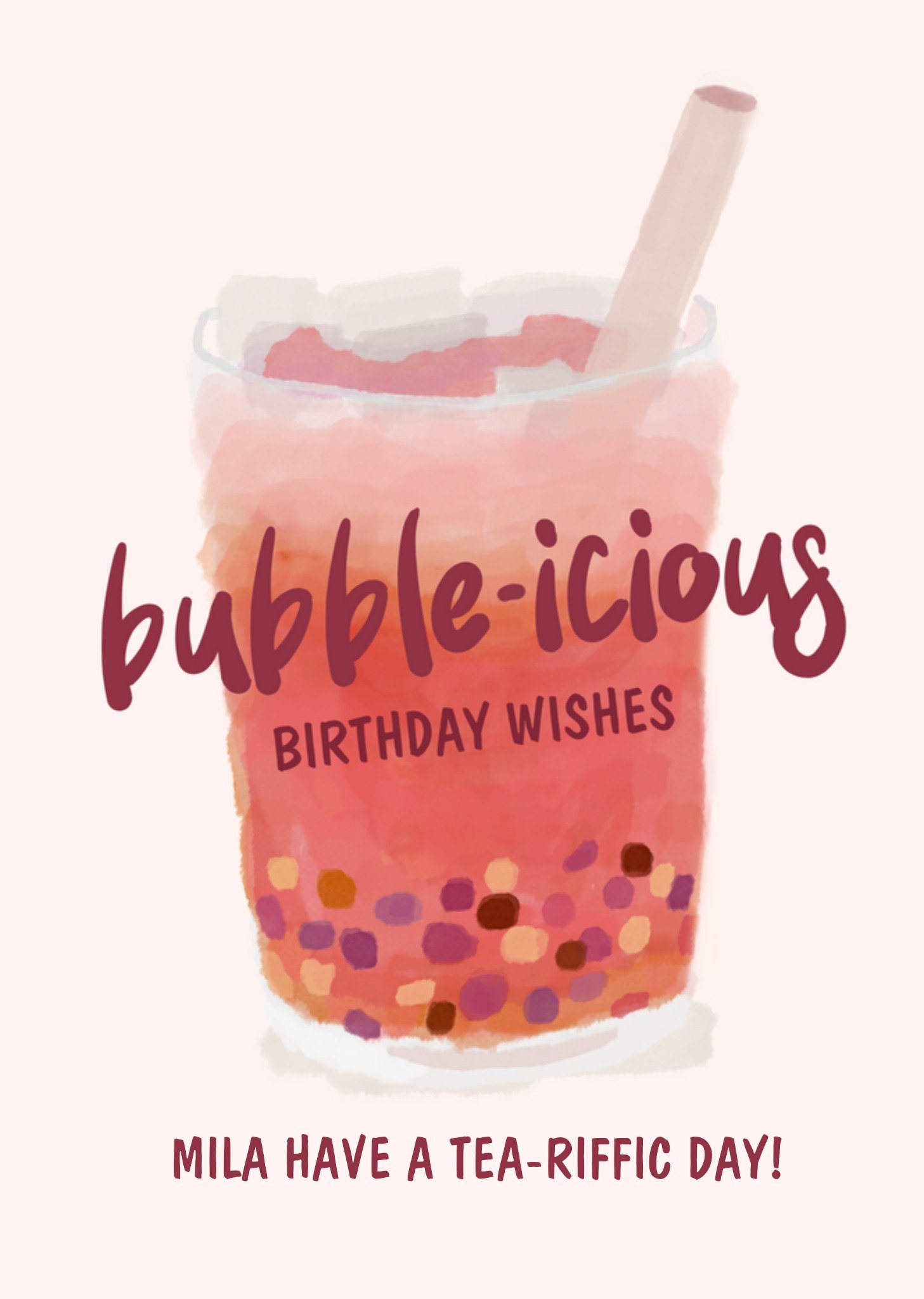 Moonpig Bubble-Icious Birthday Card, Large