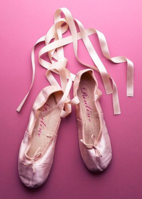 Ballet Shoes Personalised Greetings Card