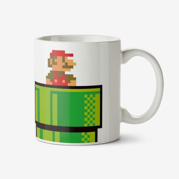 Nintendo Super Mario Retro Gaming Tunnel Mug