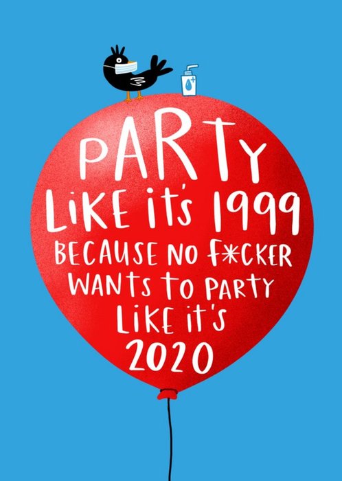 Party Like It Is 1995 Rude Funny Card