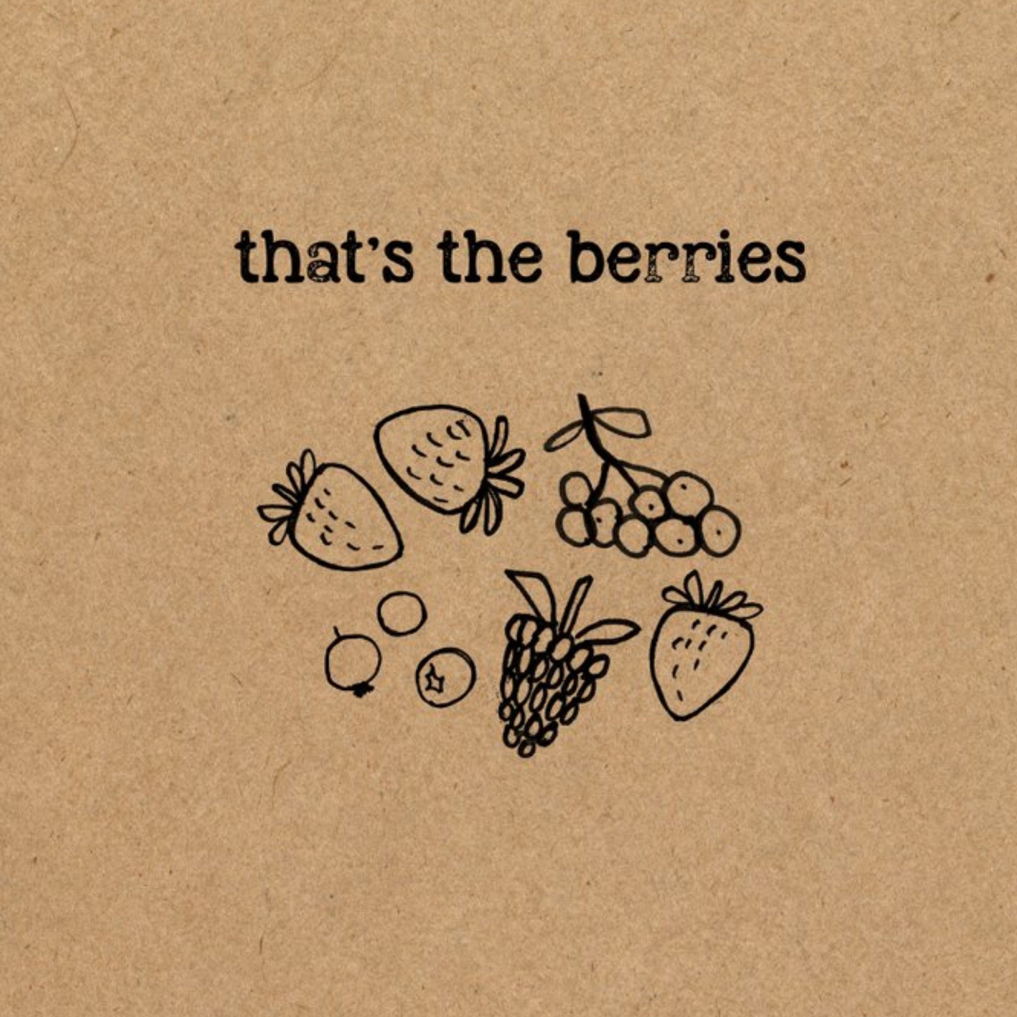 Moonpig Funny Pun That's The Berries General Everyday Card, Square