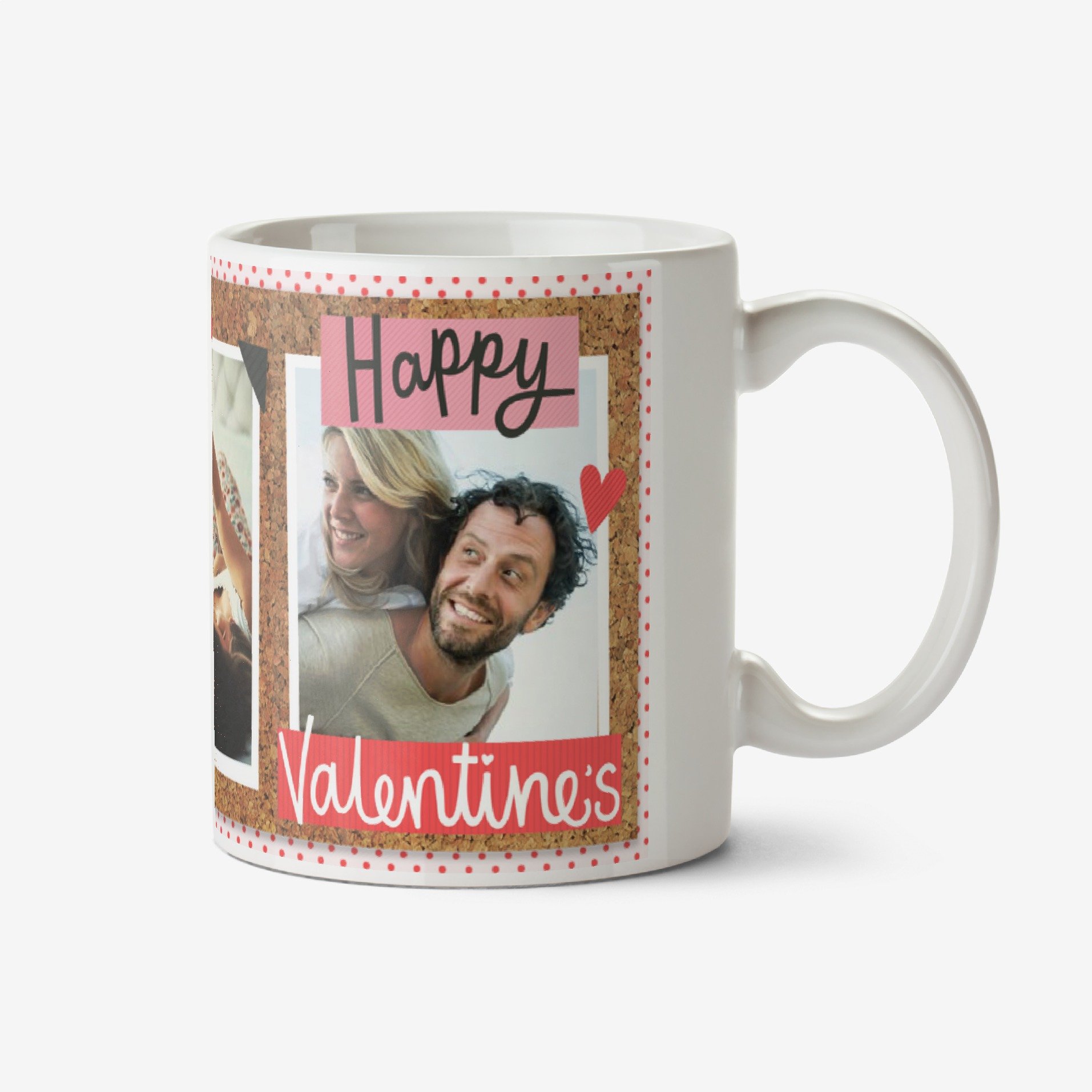 Cork Board Background Happy Valentine's Day Mug Ceramic Mug