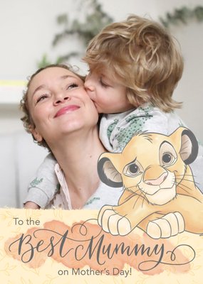 Disney The Lion King Best Mummy Mother's Day Photo Card