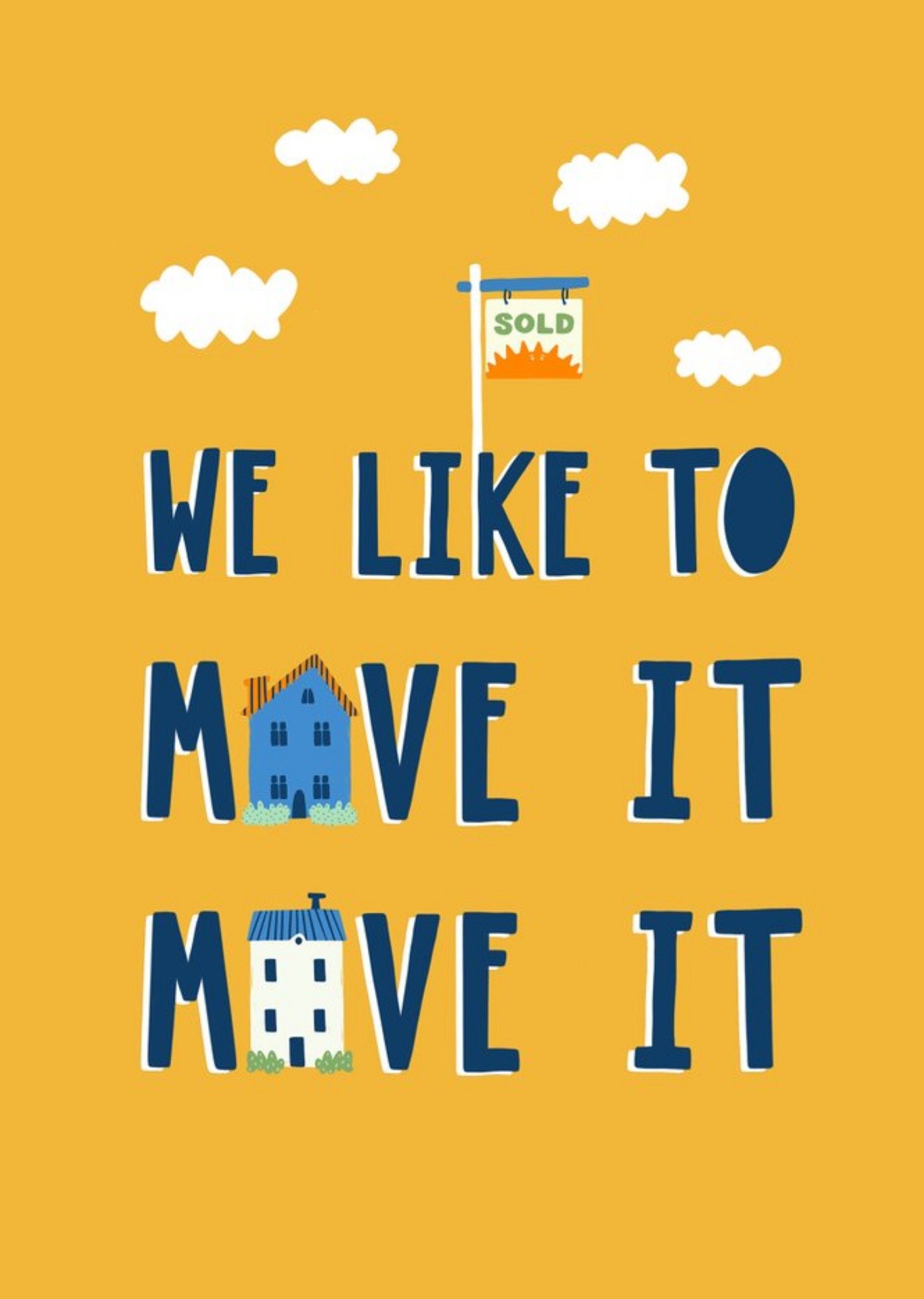 Moonpig We Like To Move It Move It Card, Large