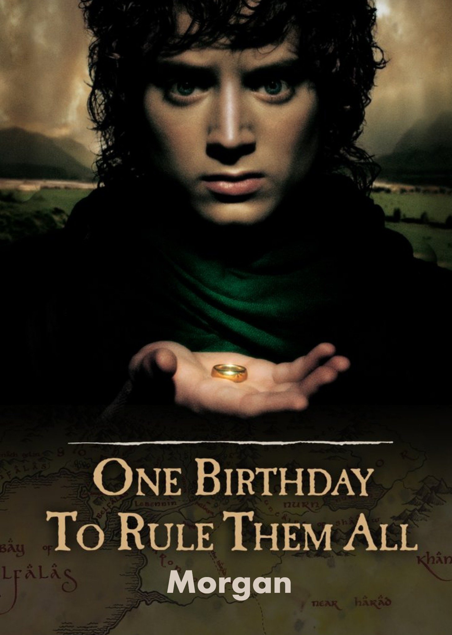 Lord Of The Rings One Birthday To Rule Them All Frodo Baggins Card From Warner Brothers Ecard