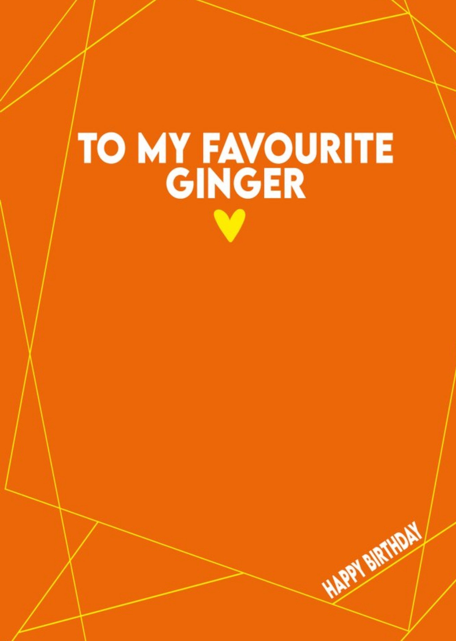 Filthy Sentiments To My Favorite Ginger Birthday Card Ecard