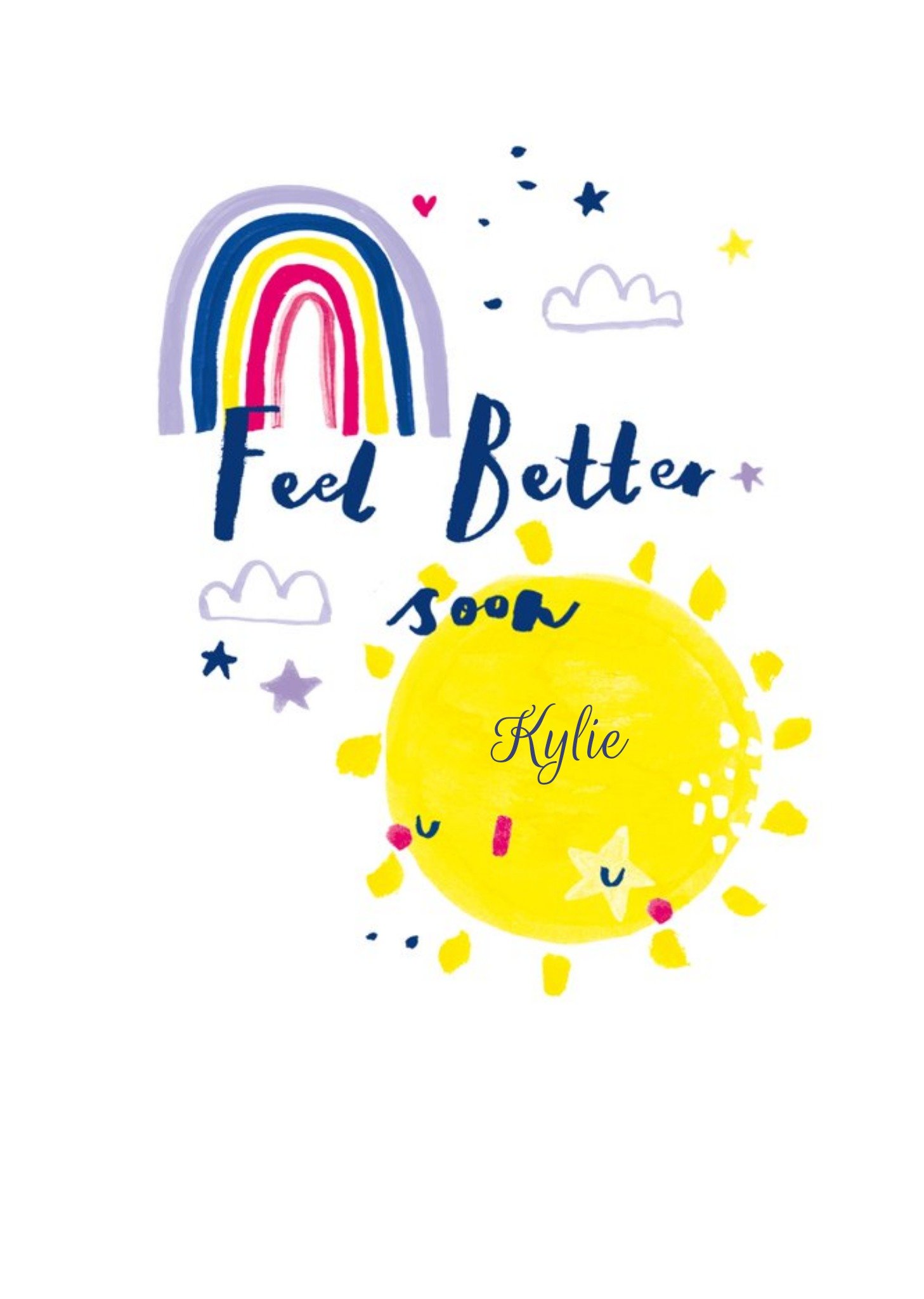 Hotchpotch Sun Rainbow Sweet Get Well Card Ecard