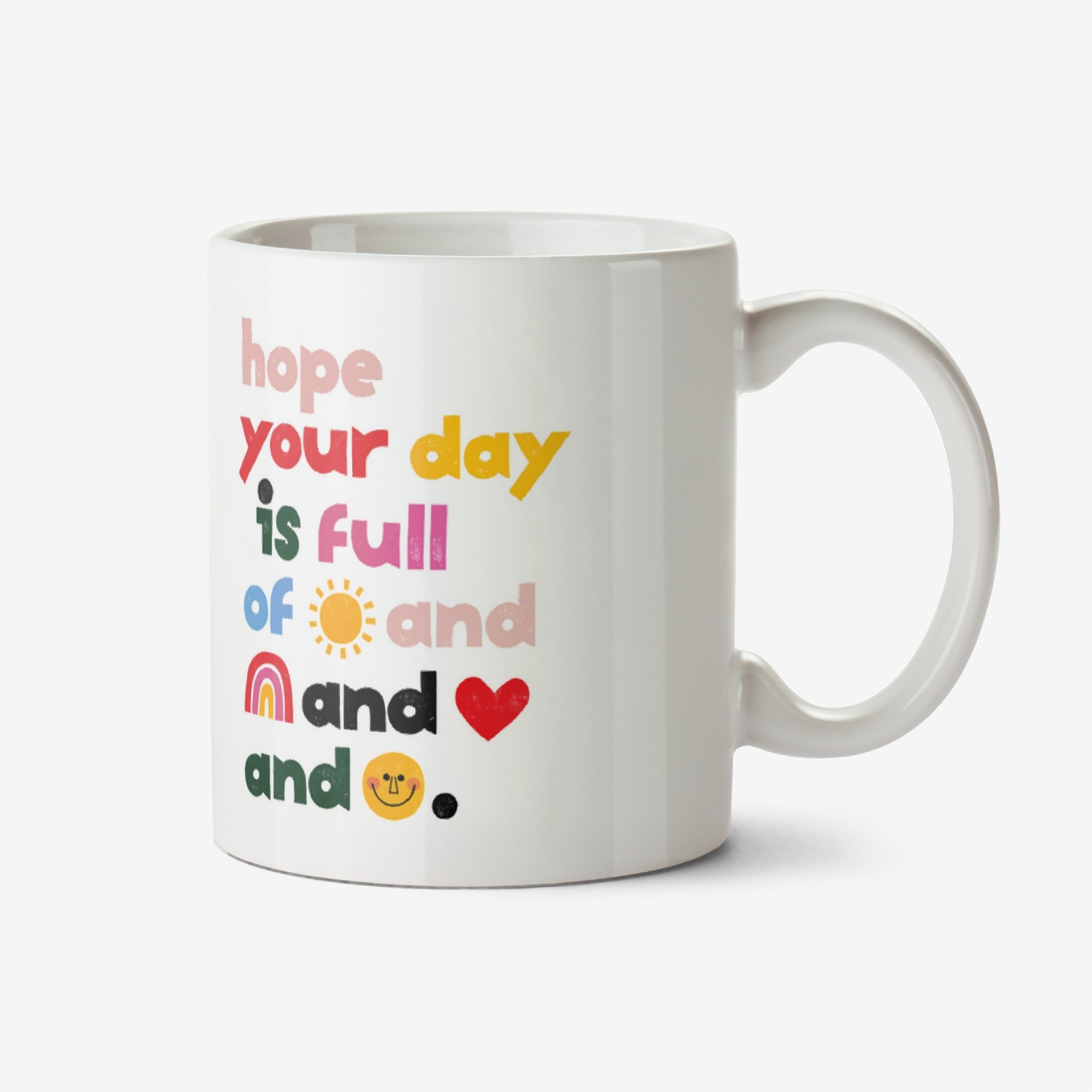 Kate Smith Co. Day Full Of Emojis Photo Upload Mug Ceramic Mug