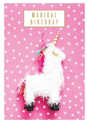 Magical Birthday Pinata Card