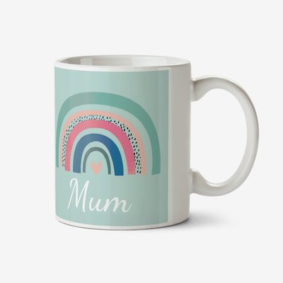Cute Rainbow personalised Mum Photo Upload Mug