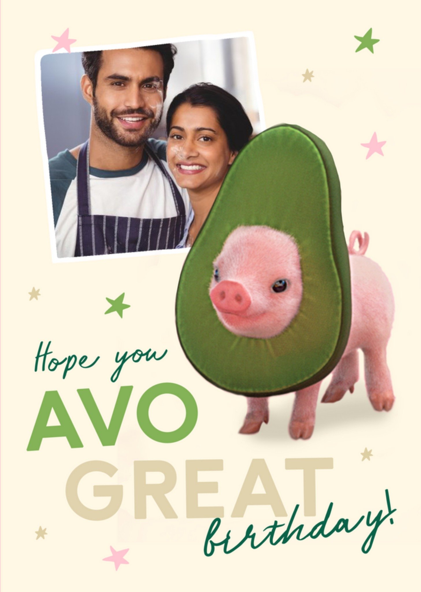 Exclusive  Avo Great Birthday Photo Upload Card Ecard