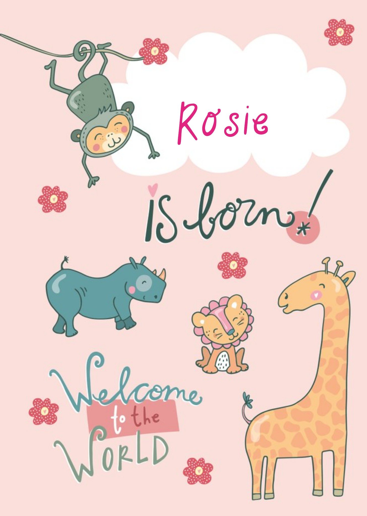 Baby Is Born Welcome To The World Card Ecard