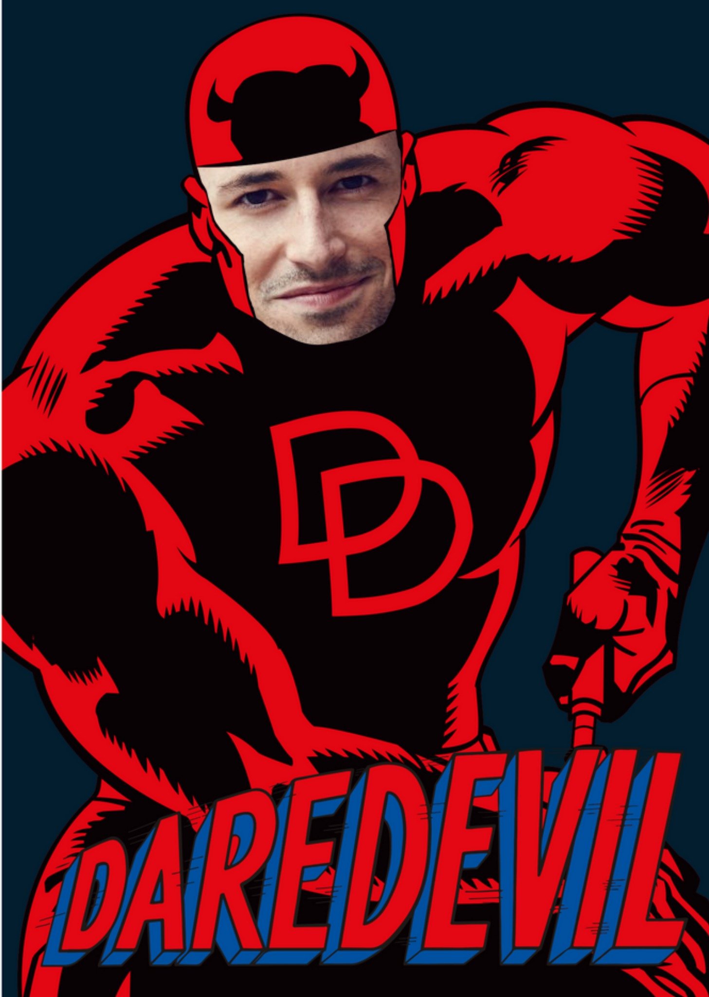 Marvel Daredevil Face Upload Card Ecard