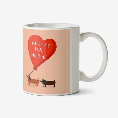 Lucy Maggie You're My Fave Weirdo Dogs Mug