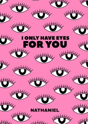 Pearl and Ivy Valentine's Modern Eyes Trendy Card