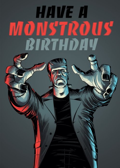 Universal Monsters Horror Have A Monstrous Birthday Card