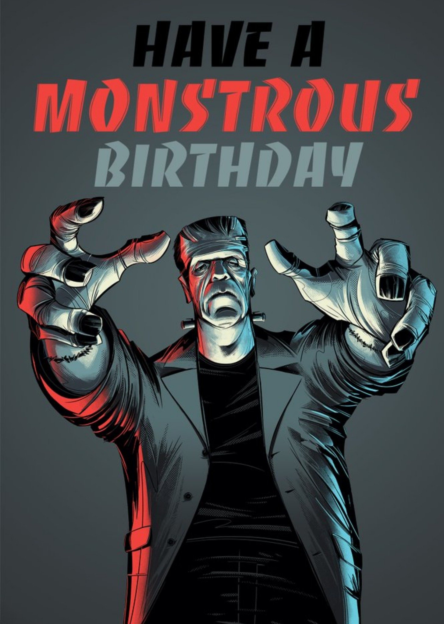 Other Universal Monsters Horror Have A Monstrous Birthday Card, Large