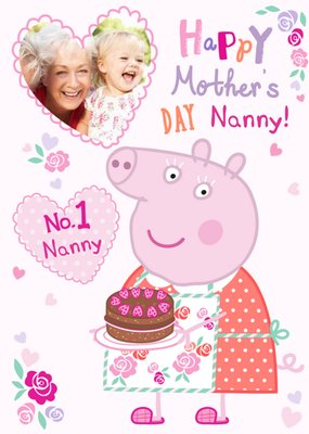 Mother's Day Card - Nanny - Peppa Pig - photo upload card