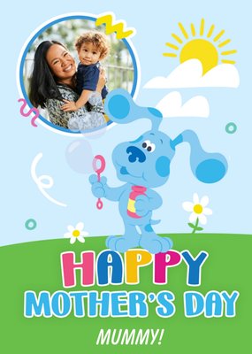 Blue's Clues Happy Mothers Day Photo Upload Card
