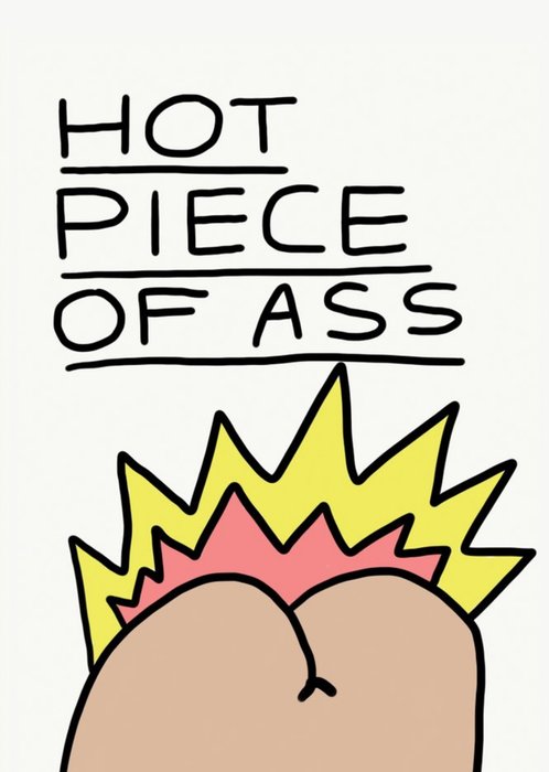 Jolly Awesome Hot Piece Of Ass Card