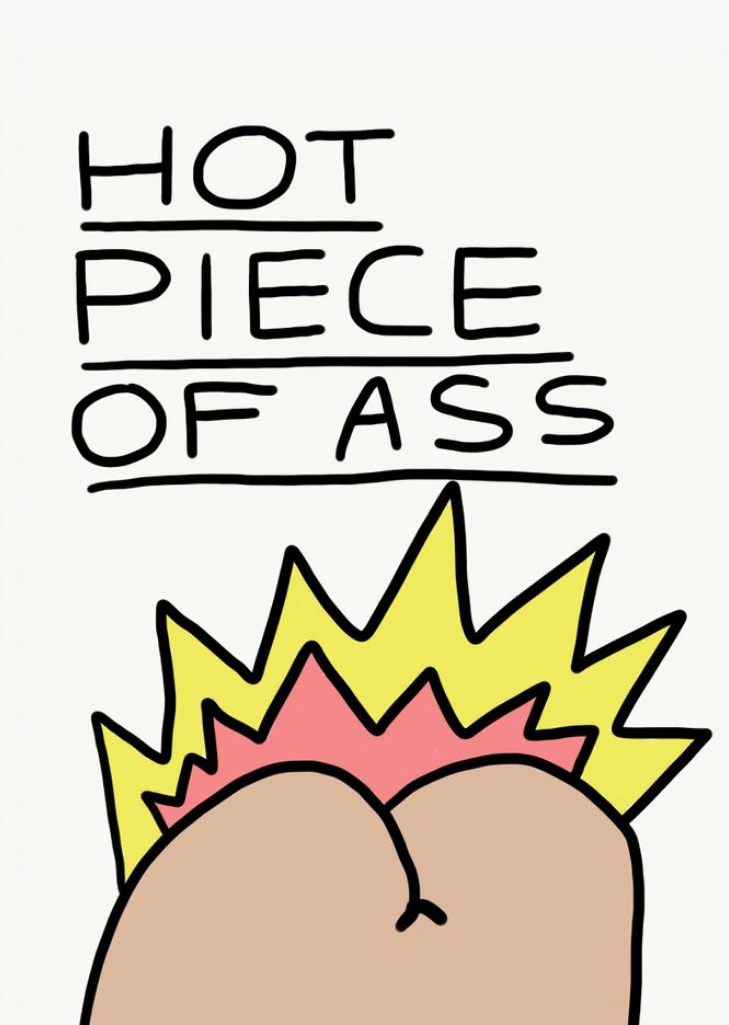 Jolly Awesome Hot Piece Of Ass Card Ecard
