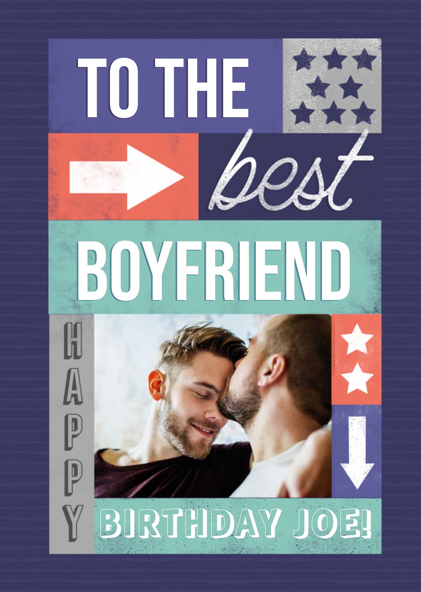 Best Boyfriend Photo Upload Birthday Card Ecard