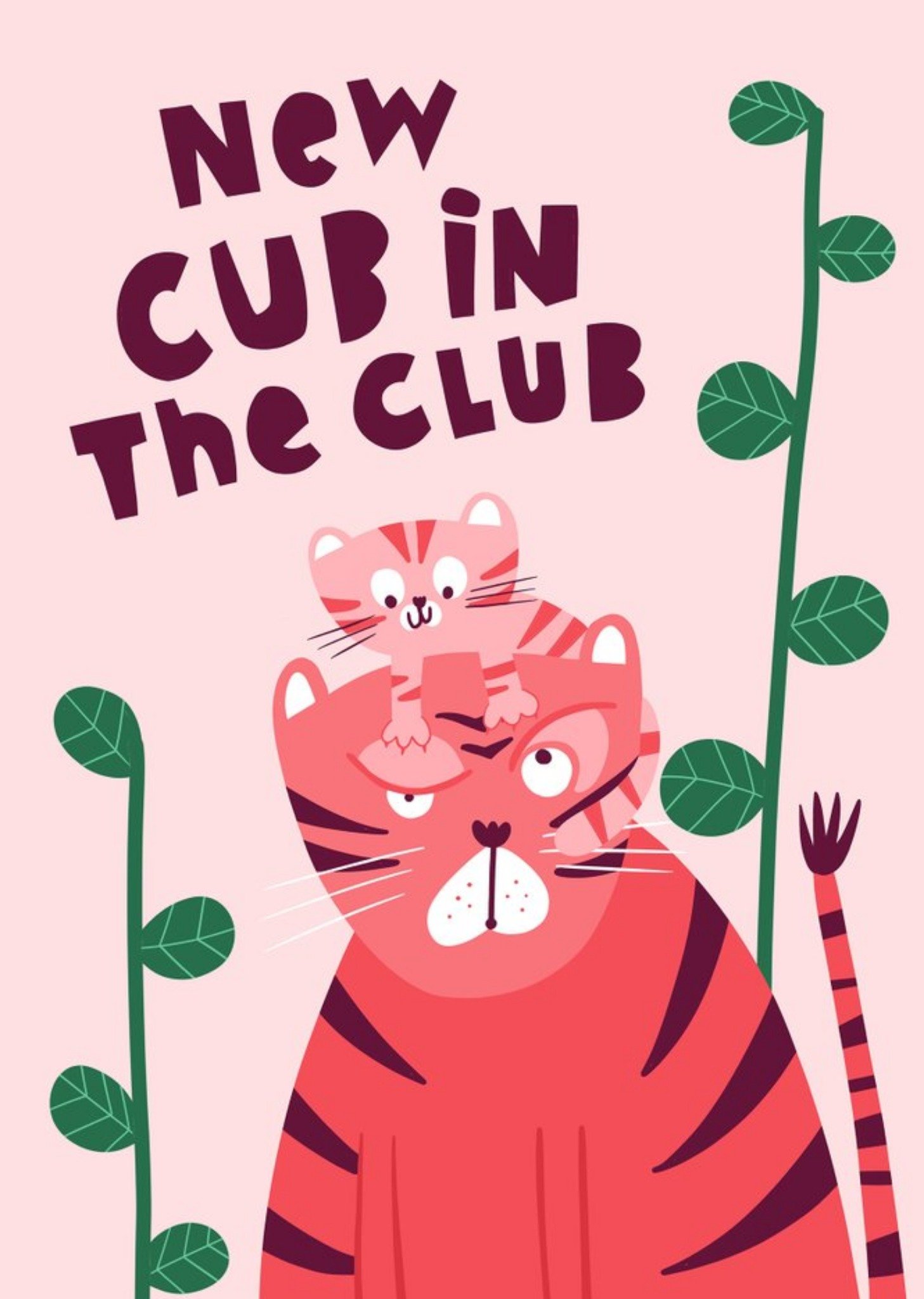 Moonpig Lucy Maggie New Cub In The Club, Large Card