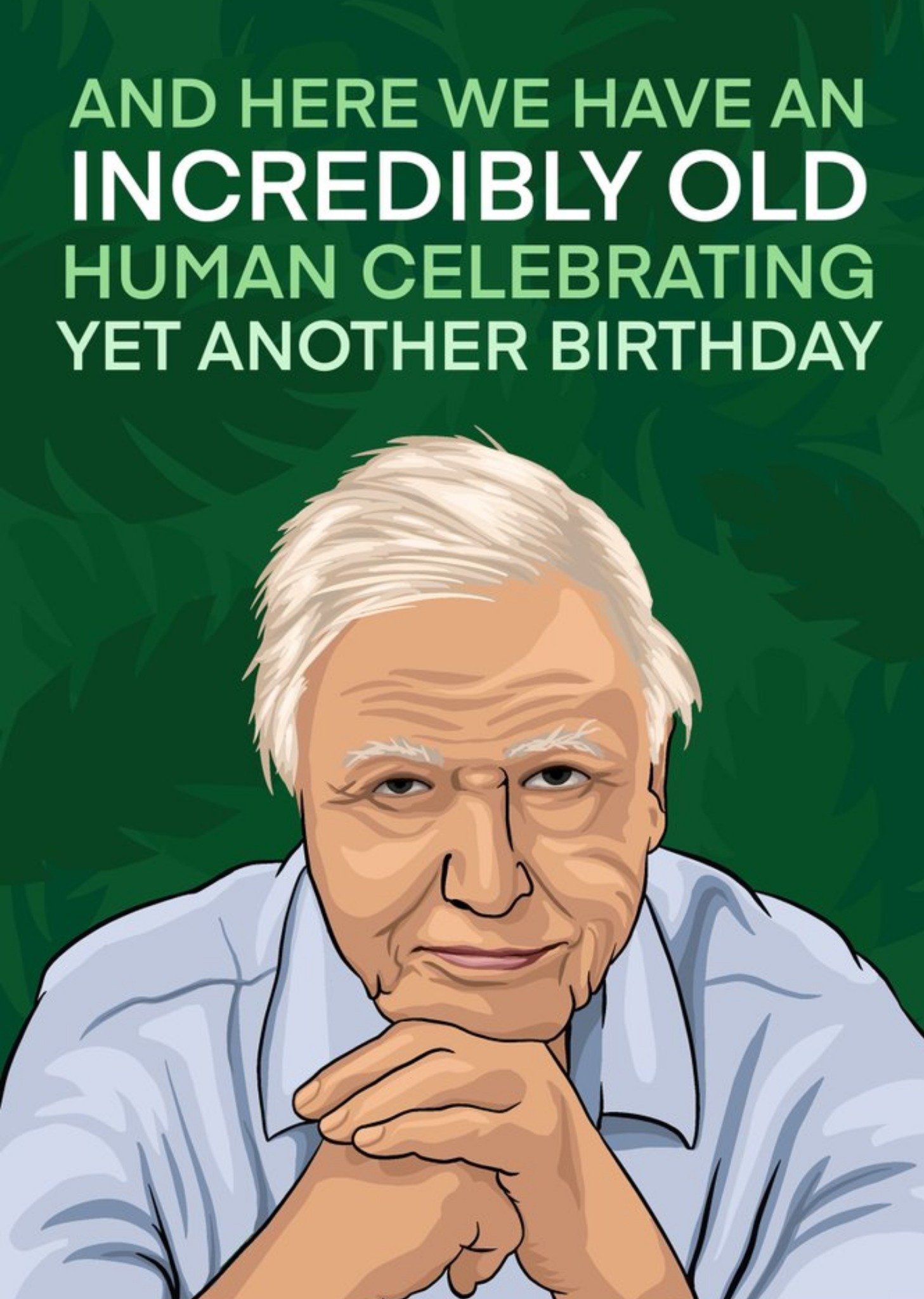 Citrus Bunn Funny Illustration Incredibly Old Human Celebrating Yet Another Birthday Card Ecard