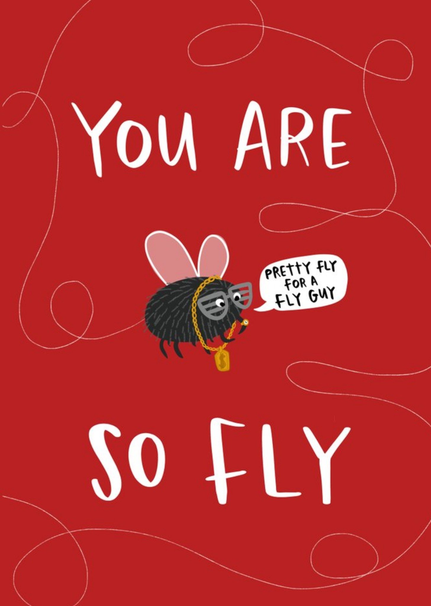 Moonpig You Are So Fly Funny Card, Large