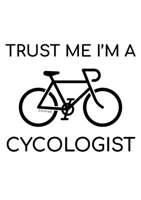 Typographic Trust Me Im A Cycologist T-Shirt