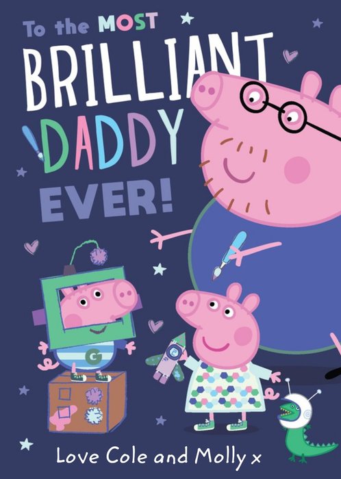Peppa Pig Father's Day Card