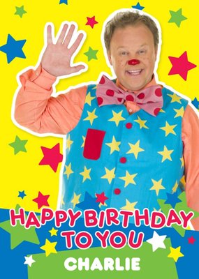Mr Tumble Birthday Card - Happy Birthday to you