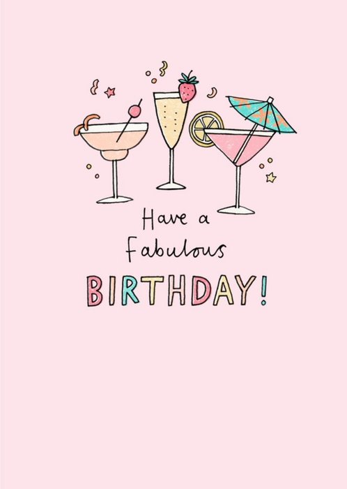 Pick Your Fancy Drink - Happy Birthday Card – Artful Pixels