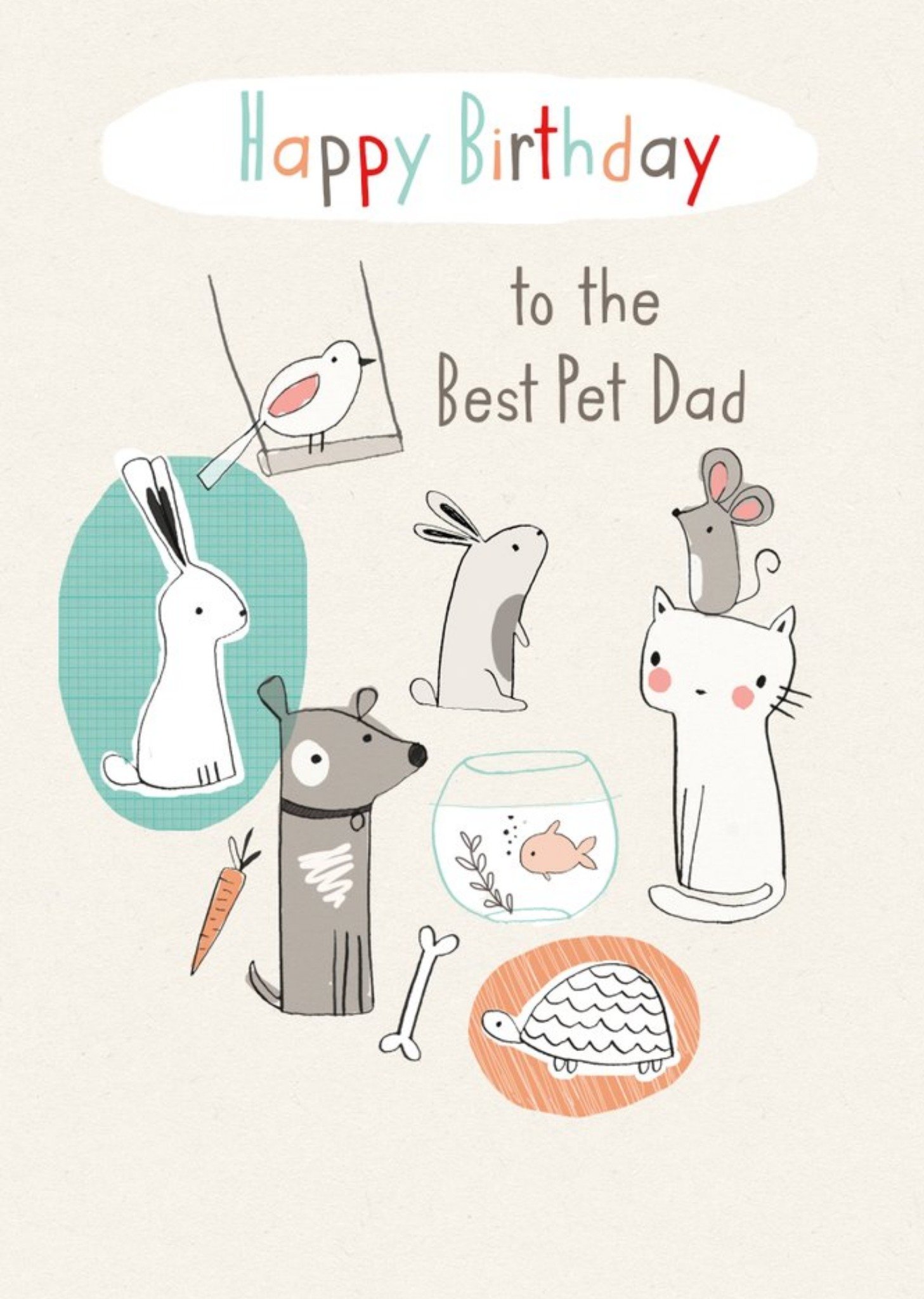 Guk Pet Dad Birthday Card Ecard