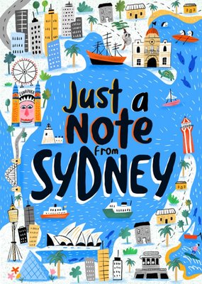 Just A Note From Sydney Landmarks Card