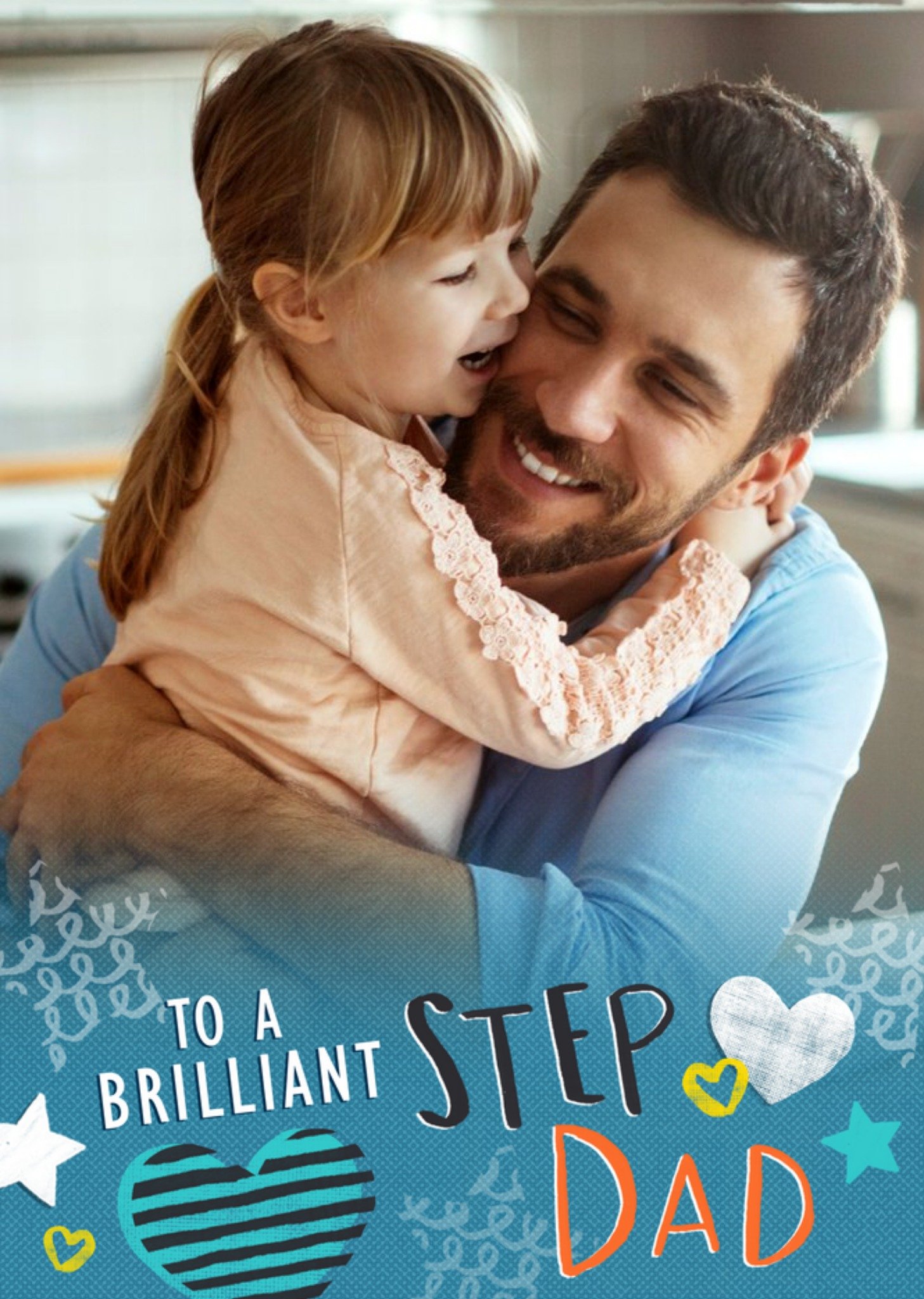 To A Brilliant Step Dad Fathers Day Card Ecard