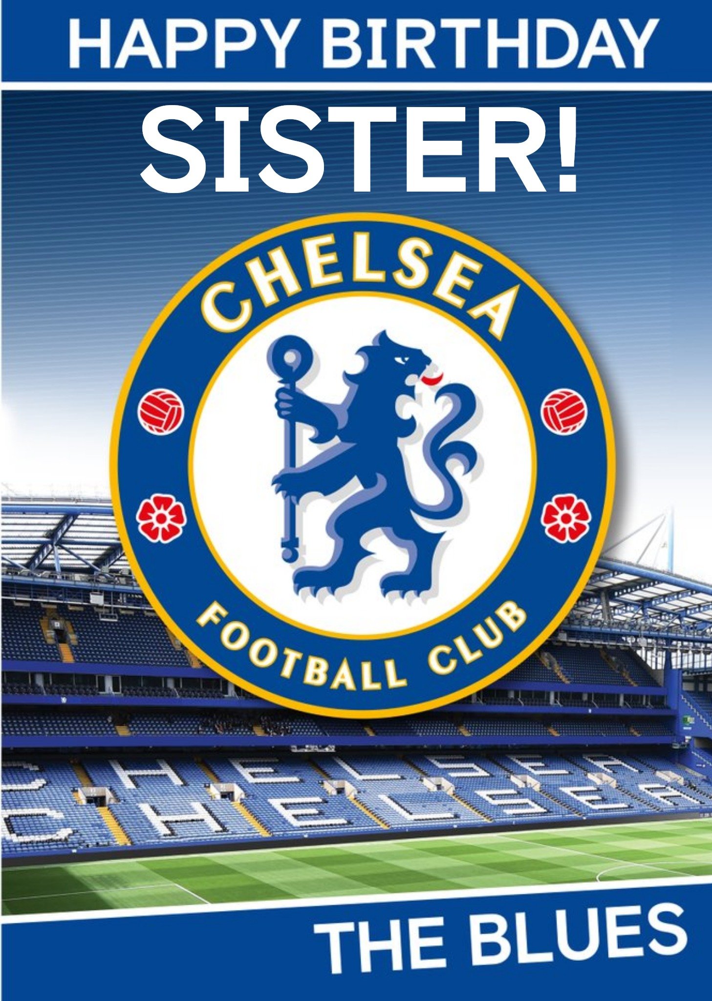 Chelsea Fc You Blues Brother Birthday Sister Card Ecard