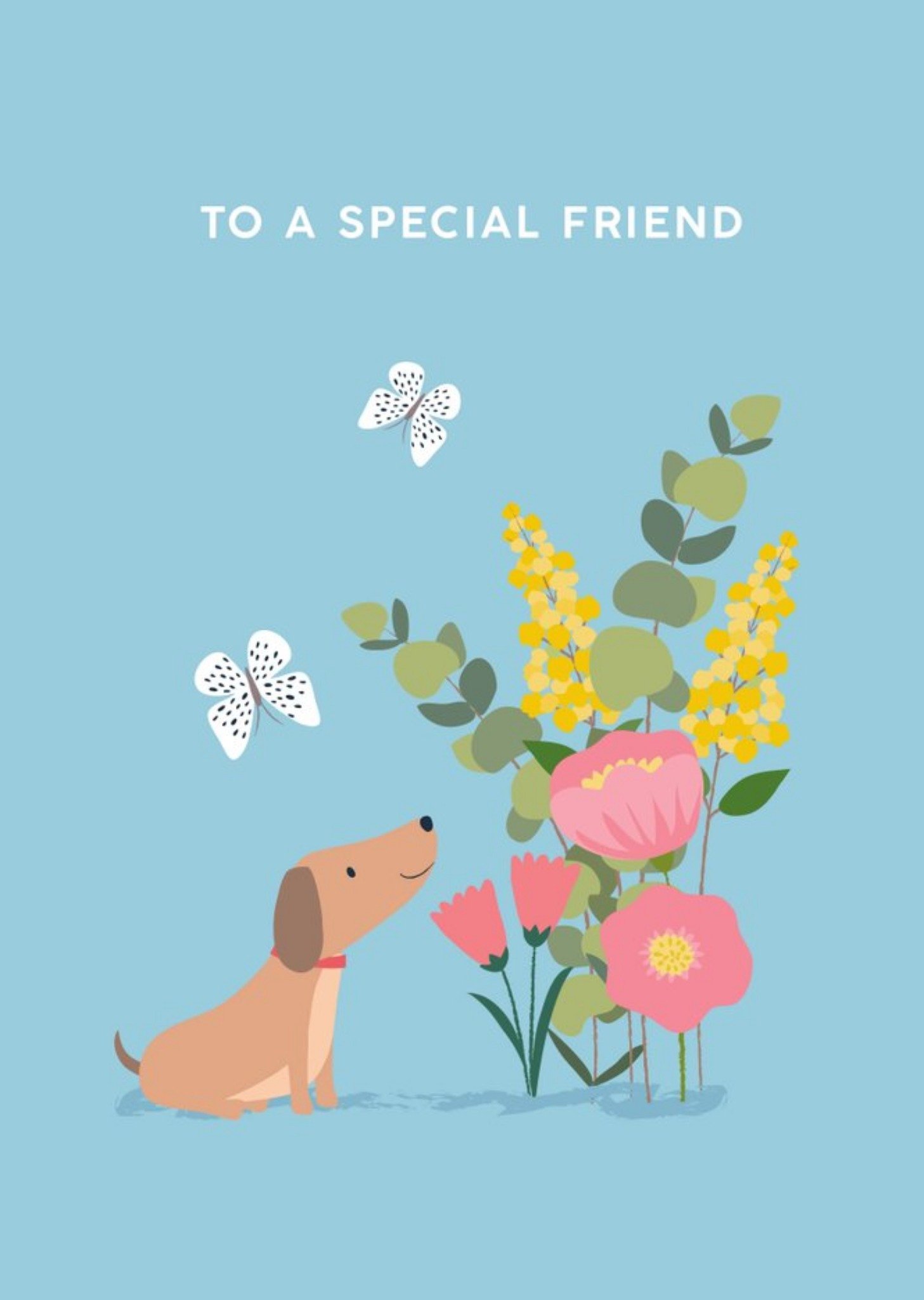 Moonpig Klara Hawkins Dog Special Friend Card, Large